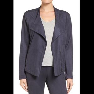NWT!  NIC+ZOE Faux Suede Moto Jacket